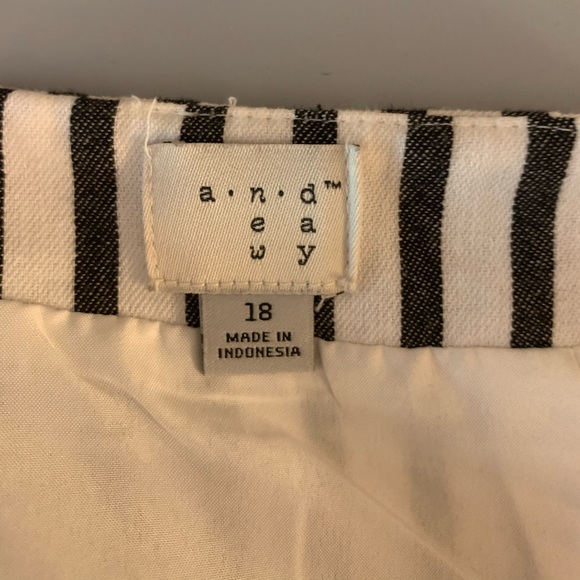 A New Day Black and White Ruffled Mini Skirt - Picture 5 of 7